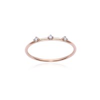 Anello Burato Donna in Oro rosa Diamante 0.06 Ct CL444 - CL444